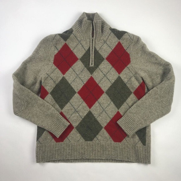 J Crew Men's Pullover Sweater Gray Lambs Wool M - Picture 1 of 5